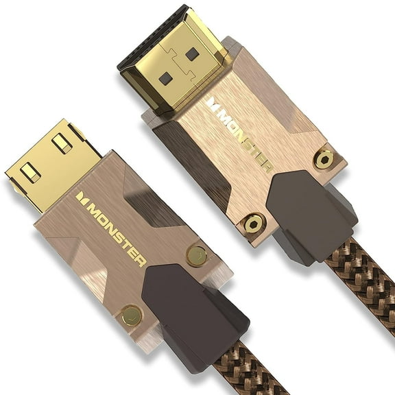 Monster M-Series 4K Ultra HD HDMI Cable 2.0, 60Hz, 25Gbps, 4.9ft, Duraflex Jacket, Triple Shielding