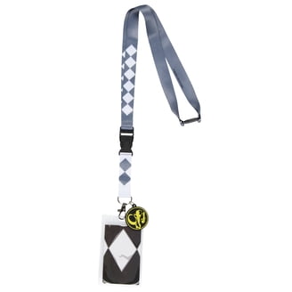 Power Rangers Blue Ranger Triceratops ID Lanyard - Badge Holder With Character Card & Emblem Charm