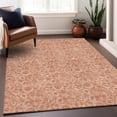 thumbnail image 6 of Addison Rugs Mayfield Washable Transitional Floral Salmon Rectangle Rug, 8' x 10', 6 of 6