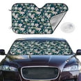 thumbnail image 2 of Balery Lilies Flowers Print Car Windshield Sun Shade,Windshield Sunshade for Car Pickup Truck SUV Accessories-Small, 2 of 7