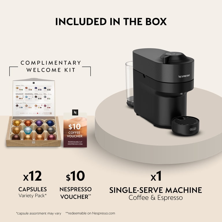 Nespresso Vertuo Pop by De'Longhi, Machine Pod Coffee and Espresso