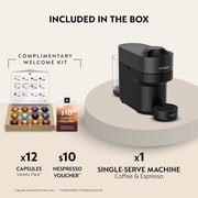 Nespresso Vertuo Pop Coffee and Espresso Maker by DeLonghi, Liquorice Black