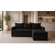 thumbnail image 1 of Sala Esquinera Modular El Bazar Store Vancouver Negro 175x130 cm Sofa Lado derecho ó izquierdo Económica, Tela Lino, 1 of 6