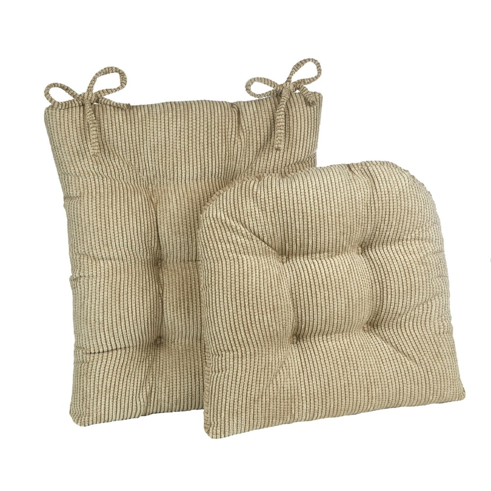 Gripper NonSlip Ophellia Jumbo Universal Rocking Chair Cushion Set