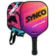thumbnail image 1 of Pickleball Paddle 1 Racket With Half Cover, Performance Lightweight Pickle Bat Racket, Polypropylene Honeycomb Core & Cushion Comfort Grip (16mm, Latitude Pink), 1 of 5