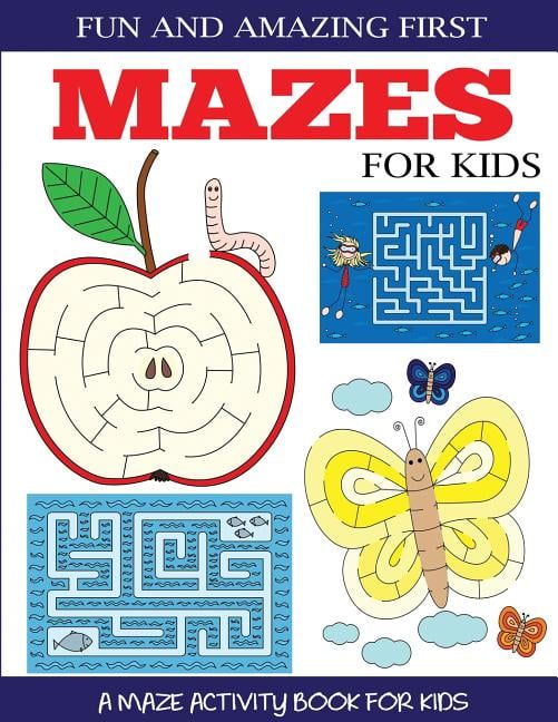 Details about   1x A4 Children's Maze Puzzle Book Kids Activity Brain Teaser Travel Game 