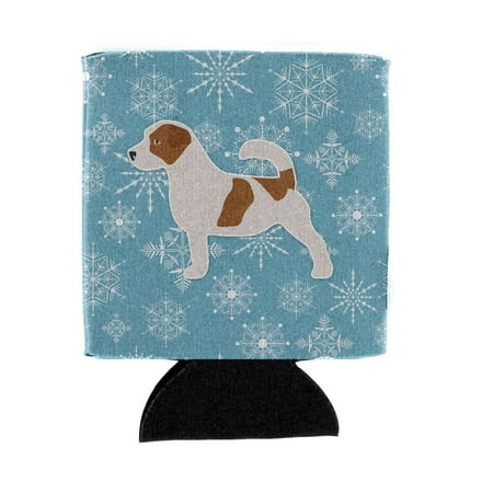 

Carolines Treasures BB3507CC Winter Snowflake Jack Russell Terrier Can or Bottle Hugger Can Hugger multicolor