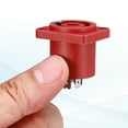 thumbnail image 4 of 5pcs 4 Pole Speaker Jack Twist Lock,1 Inch XLR Speaker Panel Mount,Mixed colors, 4 of 7