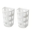thumbnail image 4 of 1pc Multipurpose Wall\-Mounted Garbage Bags Tray Storage Box Holder Rack Kitchen Tableware Sundries Organizer Rack white, 4 of 9