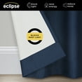 thumbnail image 4 of Eclipse Kendall Kids Thermaback Blackout 42 x 95 Curtain Panel in Denim, 4 of 7
