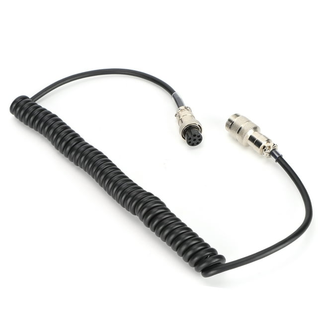 Cable de Micrófono de Mano de Extensión ANGGREK Retráctil de Repuesto Duradero para MC-43S MC-90 MC-60A