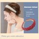 thumbnail image 3 of Qarigey Diademas con cuentas de cristal para decoración de cabeza gruesa, broche de moda para el cabello, tocado de aro, regalo para mujeres y niñas, Accesorio para el cabello Rojo Qarigey AP010973-02B, 3 of 6