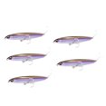 thumbnail image 1 of Advancent 5 piezas cebo de pesca plástico agua salada agua dulce agua de mar Swimbait portátil Lake Stream señuelos Tackle Gradient Purple Type2 NO2, 1 of 6