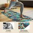 thumbnail image 4 of Bernese Mountain and Flower Hot Yoga Mat Towel Non Slip for Hot Yoga - Quick-Drying Yoga Mat Cover with 4 Corner Pockets with Travel Bag - Hot Yoga Towel Non Slip 74"x26", 4 of 6
