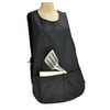 "Cobbler Apron 2 Pockets Smock Regular 28.5"" x 18.5"" Black (10 Pack) By DALIX"