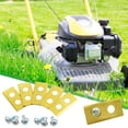 thumbnail image 2 of Cuchilla Cortacésped Ndcxsfigh Acero Inoxidable 45 Uds. para Cortacésped Worx Landroid dorado, 2 of 9