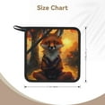 thumbnail image 3 of Pofeuu Sunset Maple Tree Fox Print Silicone Trivet Mats,Silicone Hot Pads for Kitchen, Silicone Trivets for Hot Pots and Pans, Silicone Hot Pad, 3 of 8