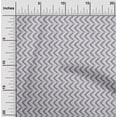 thumbnail image 1 of oneOone Georgette Viscose Fabric Chevron Ikat Print Fabric BTY 42 Inch Wide, 1 of 4