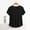 Black plus size women t shirt a1, variant on Women Plus Size T-Shirt Round Neck Short Sleeve Casual Basic Tee Curved Hem Solid Color Top Beach Vacation Everyday Fashion Clothes, Green 2XL