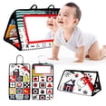 thumbnail image 2 of Espejo de juguete para bebé, espejo de hongo blanco y negro, juguetes de desarrollo para bebé, juguetes de actividad Montessori, 0-12 meses, 2 of 4