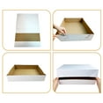 thumbnail image 3 of 10" x 10" x 5" White Cake Boxes, 2 Count, By Way To Celebrate, 3 of 5