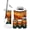 Color 2, variant on Stained Glass Style Bathroom Accessory Set 6 Piece Western Sunset Trash can, Toothbrush Holder, Toothbrush Cup, Soap Dispenser, Soap Dish, Toilet Brush Holder