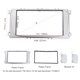 thumbnail image 4 of 2din Car Stereo Radio Dvd Panel Audio Mount Fascia Kit For Ford Focus Afortunado Sencillez, 4 of 5