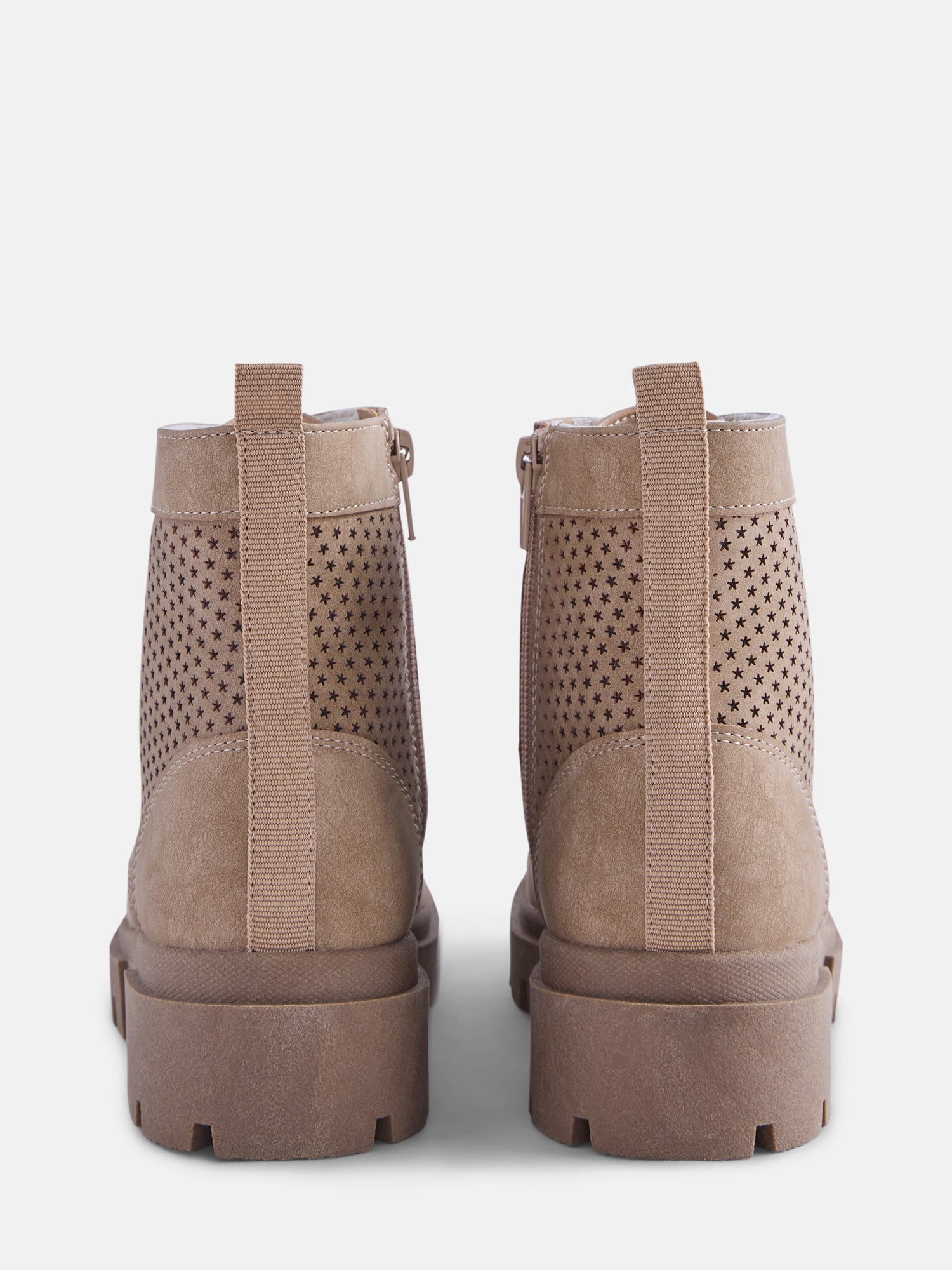 Justice Girls Perforated Combat Boots