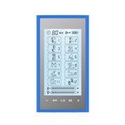 HealthmateForever T12AB2 Touch Screen TENS Muscle Recovery & Pain Therapy System (Blue on Silver)