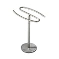 thumbnail image 4 of Toallero de baño con base, resistente al óxido, organizador de baño, soporte para toallas de mano para cocina, tocador de hotel Plata, 4 of 8