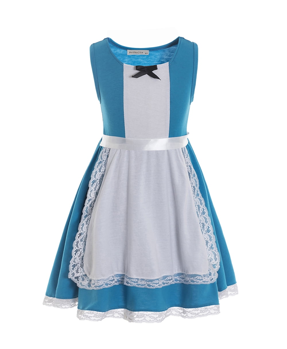 Girls princess Dress Costume for Girls Alice in Wonderland Costume