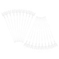 thumbnail image 3 of Floral Arrangement Pick Clear Floral Picks Plastic Bouquet Trident Picks for Florist Supplies Delicate Design Transparent 100Pcs, 3 of 3