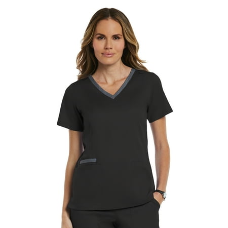 

Maevn MATRIX Women s Contrast Double V-Neck Scrub Top [XXS - 3XL FREE SHIPPING]