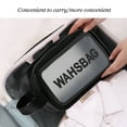 thumbnail image 3 of 3Pcs Clear Travel Toiletry Bags, Portable PVC Waterproof Makeup Cosmetic Bags, Transparent Travel Storage Carry Pouch for Women, Black, 3 of 7