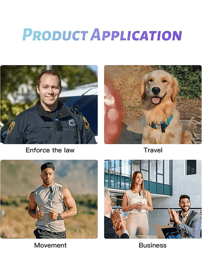 Mini Body Camera 1080P HD Wearable Video Recorder with Clip, Motion Detection, Night Vision, Loop Recording, Built-in Battery, Includes 128GB Micro SD Card