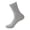 Grey, variant on Mens Ankle Socks Premium Box Pack Single Pair Rayon Casual Socks Compression Socks for Men Black One Size