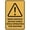 Warning Sign 2, variant on Caution Wear Goggles Or Face Shield While Operating This Machine Sign 8"x12" Tin Sign Great For Garden And Yard Wall Decor