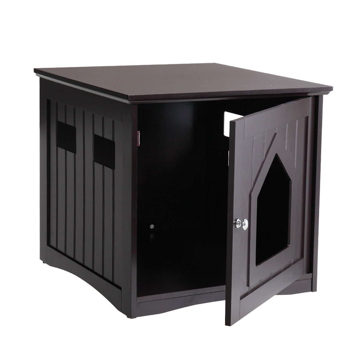 Lowestbest Nightstand Pet House, Multipurpose Cat Houses, Brown Lowestbest Nightstand Pet House, Multipurpose Cat Houses, Brown
