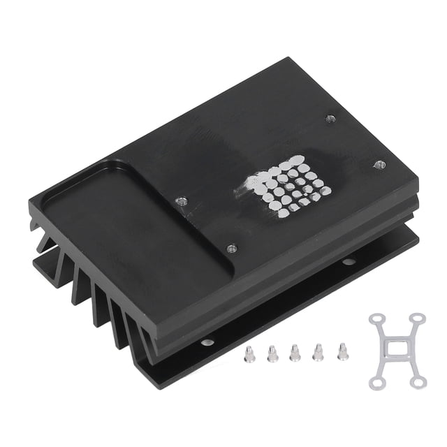 Disipador de calor de aluminio para módulo Jetson Nano. Disipador de calor de silicona termoconductor de rápida disipación con soporte.