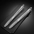 thumbnail image 3 of Stainless Steel Food Tongs Extra-long Tweezers Tongs,japanese Style Multifunction Cooking Tongs,anti-heat Bread Clip Pastry Clamp Best For Grilling Sa, 3 of 4