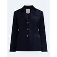 thumbnail image 6 of Free Assembly Women's and Women's Plus High Break Velvet Blazer, Sizes XS-4X, 6 of 6