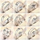thumbnail image 3 of Anillo de pareja, un par de hombres y mujeres, temperamento de moda simple, anillo de circón con corona, apertura de anillo de diamantes de simulación de boda, 3 of 6