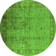 thumbnail image 1 of Ahgly Company Indoor Round Oriental Green Industrial Area Rugs, 5' Round, 1 of 4