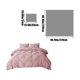 thumbnail image 3 of Juego de Funda de Edredón de 3 Piezas con Funda de Almohada de Color Liso, 3 of 6