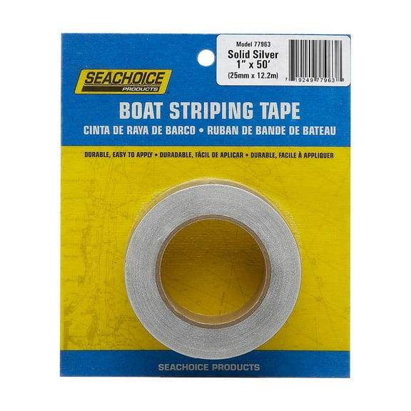 SeaChoice 77963  77963; Silver Boat Stripe Tape 1X50