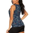 thumbnail image 3 of Haiem Merry Christmas Winter Leaves Snowflakes Workout Tank Tops for Women, Athletic Sports Slim-Fit Tank Tops, Compression Sleeveless Dry Fit Shirts,Athletic Shirt-Medium, 3 of 9