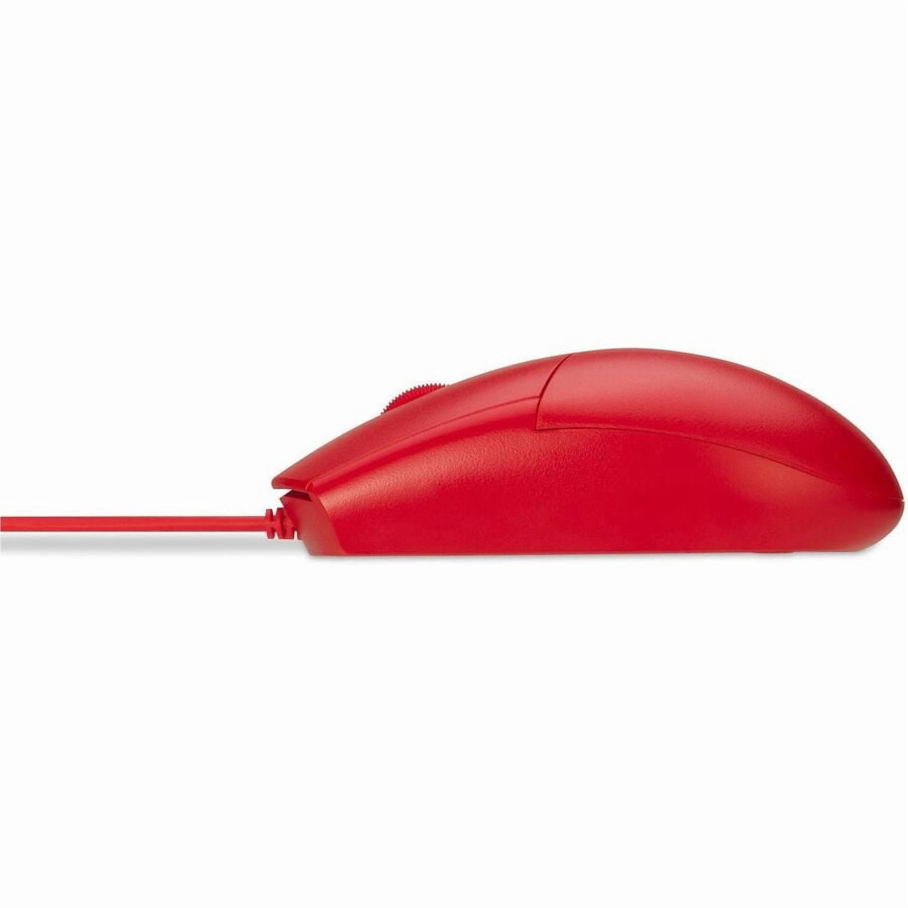 Kensington Pro Fit Wired Washable Mouse, Red