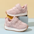 thumbnail image 7 of pwidon Toddler Velcro Sneakers Breathable Non Slip Gum Sole Casual Walking School Shoes for Boys Girls Pink 21, 7 of 7