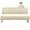 Natural, variant on Armless Futon Cover Stretch Sofa Bed Slipcover Protector Elastic Feature Rich Textured High Spandex Small Checks Jacquard Fabric Futon Cover, Machine Washable