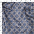 thumbnail image 3 of Soimoi Cotton Poplin Blue Fabric By the Yard - 42 Inch Wide - African Tribal Material - Artistic and Modern Patterns for Various Uses Printed Fabric, 3 of 6